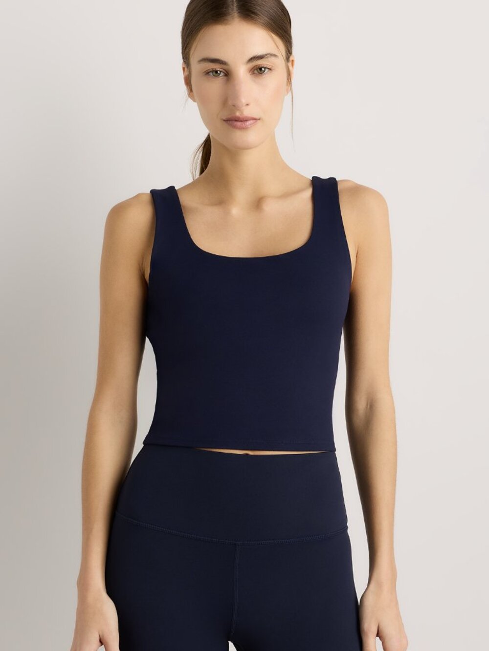Quince Scoop Neck Bra Tank